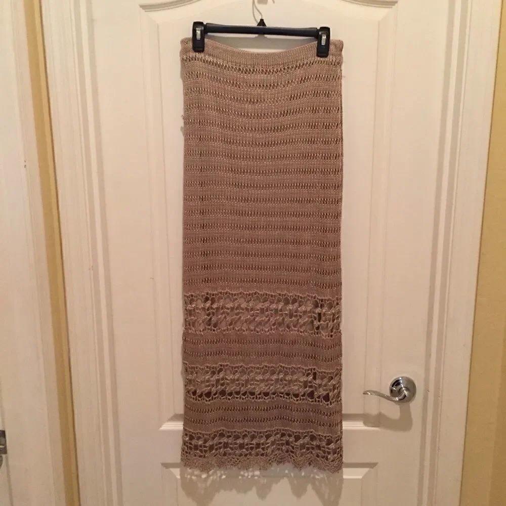 Chico’s Crochet Strapless Dress